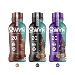 Protein Shakes Dark Chocolate, Cold Brew Coffee, Cookies and Creamless Variety Pack