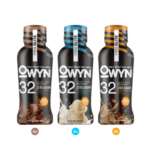 Pro Elite Protein Shakes Chocolate, Vanilla, No Nut Buttercup Variety Pack